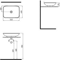 Товар: Раковина-чаша Bien Harmony 54 HRLG05401FD0W5000 Белая - фото 5 Раковина-чаша Bien Harmony 54 HRLG05401FD0W5000 Белая — фото 5, Раковины