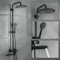 Товар: Душевая система Frap H801 F24801-6 Черная матовая - фото 13 Душевая система Frap H801 F24801-6 Черная матовая — фото 13, Душевое оборудование. Душевая программа