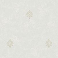 Обои Bernardo Bartalucci Carnazza 5056-1 Винил на флизелине (1,06*10) Белый/Бежевый, Классическая лилия/Орнамент — фото 1, Обои для стен