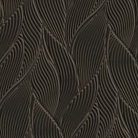Обои Zambaiti Parati Trussardi VII 18909 Винил на флизелине (0,7*10,05) Коричневый/Черный, Абстракция/Листья — фото 1, Обои для стен