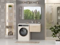 Товар: Тумба под раковину Brevita Enfida 120 ENF-09060-031Я подвесная Бежевая матовая - фото 10 Тумба под раковину Brevita Enfida 120 ENF-09060-031Я подвесная Бежевая матовая — фото 10, Мебель для ванной