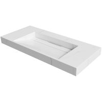 Раковина Boheme Armadi Art Flat 100 859-100-CLCT Белый мрамор — фото 1, Раковины