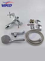 Товар: Смеситель для ванны Viko V-1512 универсальный Хром - фото 2 Смеситель для ванны Viko V-1512 универсальный Хром — фото 2, Смеситель для ванны