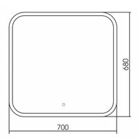 Товар: Зеркало Silver Mirrors Стив 70 ФР-00001136 с подсветкой с сенсорным выключателем - фото 6 Зеркало Silver Mirrors Стив 70 ФР-00001136 с подсветкой с сенсорным выключателем — фото 6, Зеркала в ванную комнату