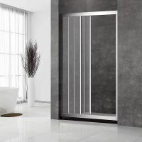 Душевая дверь Veconi Vianno VN-31 100 VN31-100-01-C5 профиль Хром стекло прозрачное — фото 2, Раздвижные душевые двери