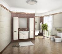 Шкаф пенал Aquaton Ария М 1A124403AA010 подвесной Белый — фото 3, Пеналы для ванной комнаты