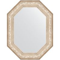 Товар: Зеркало Evoform Polygon 100х80 BY 7256 в багетной раме - Виньетка серебро 109 мм - фото 1 Зеркало Evoform Polygon 100х80 BY 7256 в багетной раме - Виньетка серебро 109 мм — фото 1, Мебель для ванной