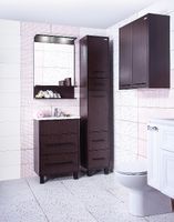 Тумба под раковину Бриклаер Чили 60 4627125415142 Венге — фото 7, Мебель для ванной