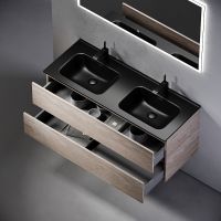 Тумба под раковину Sancos Urban 120 UR120-2EG подвесная Дуб Галифакс натуральный — фото 13, Тумбы под раковину