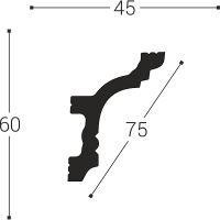 Товар: Карниз Bello Deco XPS К 9 00-00004641 2000x60x45 мм - фото 2 Карниз Bello Deco XPS К 9 00-00004641 2000x60x45 мм — фото 2, Карнизы