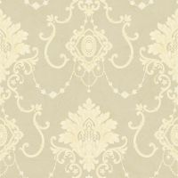 Обои Bernardo Bartalucci Carnazza Винил на флизелине (1,06*10) Бежевый, Дамаск арт-5058-4 — фото 3, Обои