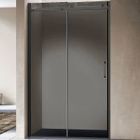 Душевая дверь Vincea Como 120 VPS-1C120CGB профиль Черный стекло тонированное — фото 1, Раздвижные душевые двери