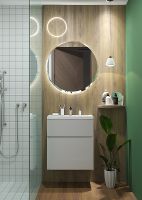 Товар: Тумба с раковиной Marka One Bumble 50П У88748 подвесная Белая - фото 2 Тумба с раковиной Marka One Bumble 50П У88748 подвесная Белая — фото 2, Тумбы с раковиной