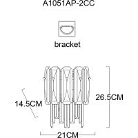 Товар: Настенный светильник Artelamp Nicoletta A1051AP-2CC Хром - фото 5 Настенный светильник Artelamp Nicoletta A1051AP-2CC Хром — фото 5, Светильники