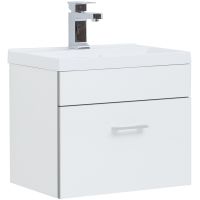 Тумба под раковину Aquanet Верона 50 207765 подвесная Белая — фото 1, Тумбы под раковину