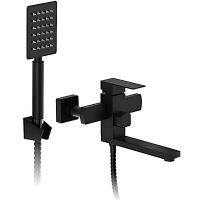 Смеситель для ванны Frap H802-6 F32802-6 универсальный Черный матовый — фото 1, Смесители