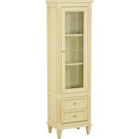 Шкаф пенал Migliore Kantri 50 26716 Бежевый — фото 1, Пеналы для ванной комнаты