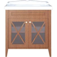 Тумба под раковину Creto Vetra 80 15-800CHN Орех — фото 1, Тумбы под раковину