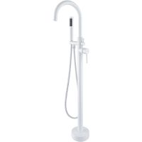 Смеситель для ванны Orange Steel M99-336w Белый — фото 1, Смесители напольные