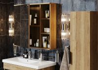 Товар: Зеркальный шкаф Onika Легран 80.00У 208092 Дуб галифакс - фото 5 Зеркальный шкаф Onika Легран 80.00У 208092 Дуб галифакс — фото 5, Мебель для ванной