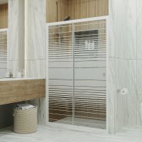 Товар: Душевая дверь Triton Слайд 100 Щ0000038519 профиль Белый стекло прозрачное с рисунком - фото 3 Душевая дверь Triton Слайд 100 Щ0000038519 профиль Белый стекло прозрачное с рисунком — фото 3, Душевые двери в нишу