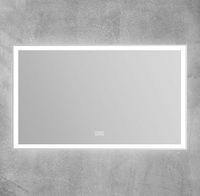 Зеркало BelBagno 100 SPC-GRT-1000-600-LED-TCH-WARM с подсветкой с подогревом с сенсорным выключателем — фото 1, Зеркала в ванную комнату