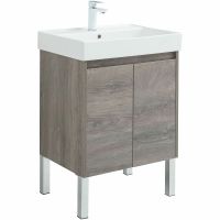 Тумба под раковину Aquanet Nova Lite 60 298848 подвесная Дуб рошелье — фото 3, Тумбы под раковину