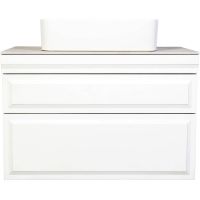 Тумба с раковиной Orange Modi 75 Modi-75TU+RA подвесная Белая — фото 1, Тумбы с раковиной