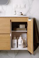 Тумба под раковину Aqwella Accent 90 L ACC0109LW подвесная Белая — фото 4, Мебель для ванной