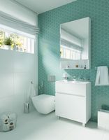 Товар: Тумба с раковиной 1MarKa Mira 60Н У83301 Белый глянец - фото 3 Тумба с раковиной 1MarKa Mira 60Н У83301 Белый глянец — фото 3, Мебель для ванной