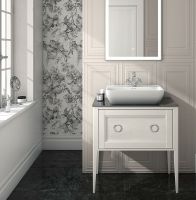 Раковина Kerama Marazzi Plaza 55 PLR.wb.55.1 Белая глянцевая — фото 2, Раковины накладные