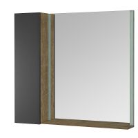 Подвесной шкаф Aquaton Терра 24 1A247403TEKA0 Дуб кантри Антрацит — фото 5, Шкафы для ванной