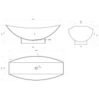 Товар: Ванна из искусственного камня Abber Stein 180x80 AS9610 без гидромассажа - фото 8 Ванна из искусственного камня Abber Stein 180x80 AS9610 без гидромассажа — фото 8, Ванны из искусственного камня