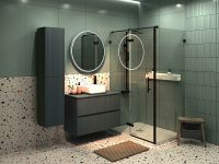 Товар: Шкаф пенал Aquanet Джейн 35 313305 подвесной Маренго - фото 8 Шкаф пенал Aquanet Джейн 35 313305 подвесной Маренго — фото 8, Пеналы для ванной комнаты