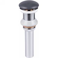 Донный клапан Sintesi SIN-VF-40GM click-clack Серый матовый — фото 1, Донные клапаны