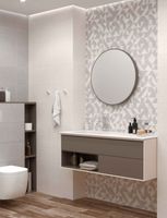 Керамическая плитка Creto Lorenzo geometrya бежевый 00-00-5-09-00-11-2611 настенная 25х40 см — фото 2, Керамическая плитка