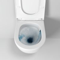 Унитаз Grossman GR-4483SQ подвесной Белый глянцевый с сиденьем Микролифт — фото 5, Унитазы