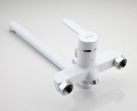 Товар: Смеситель для ванны Frap H41 F2241 универсальный Белый Хром - фото 5 Смеситель для ванны Frap H41 F2241 универсальный Белый Хром — фото 5, Смесители