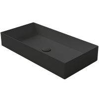 Раковина-чаша Simas Agile 80 AG80 Nero Matt Черная матовая — фото 1, Раковины накладные