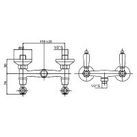 Смеситель для душа Cezares Diamond DIAMOND-DS-01-Sw Хром — фото 2, Смеситель для душа