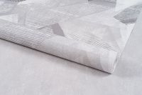 Обои Артекс Рандеву 10721-01 Винил на флизелине (1,06*10,05) Серый, Геометрия — фото 4, Обои для стен