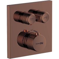 Смеситель для душа WasserKRAFT Asphe 7748 Thermo с термостатом Розовое золото — фото 1, Смеситель для душа