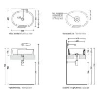 Товар: Раковина-чаша Flaminia Roll 56 RL56L Белая - фото 3 Раковина-чаша Flaminia Roll 56 RL56L Белая — фото 3, Раковины