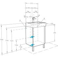Товар: Тумба под раковину Aquaton Кантри 55 1A257601AHB20 Белая глянцевая Дуб верона - фото 8 Тумба под раковину Aquaton Кантри 55 1A257601AHB20 Белая глянцевая Дуб верона — фото 8, Мебель для ванной