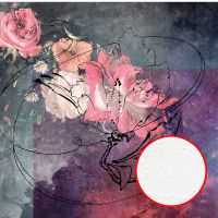 Фреска Ortograf Цветы 7055 Фактура бархат FX Флизелин (2,7*2,7) Разноцветный, Цветы/Живопись — фото 1, Фрески