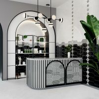 Товар: Керамический декор Kerama Marazzi Келуш 1 черно-белый HGD/A480/35006 14х34 см - фото 3 Керамический декор Kerama Marazzi Келуш 1 черно-белый HGD/A480/35006 14х34 см — фото 3, Керамическая плитка