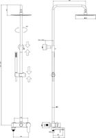 Товар: Душевой комплект Paffoni Light KITZCOL632NO110 из душевой системы с гигиеническим душем Черная матовая - фото 15 Душевой комплект Paffoni Light KITZCOL632NO110 из душевой системы с гигиеническим душем Черная матовая — фото 15, Душевые стойки