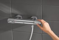 Смеситель для душа Grohe Grohtherm 1000 Performance 34827000 с термостатом Хром — фото 6, Смеситель для душа