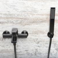 Смеситель для ванны WasserKRAFT Wiese Оружейная сталь арт-8401 — фото 3, Смеситель для ванны