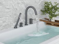 Смеситель на борт ванны Timo Saona 2320/18Y Черное золото — фото 2, Смесители на борт ванны